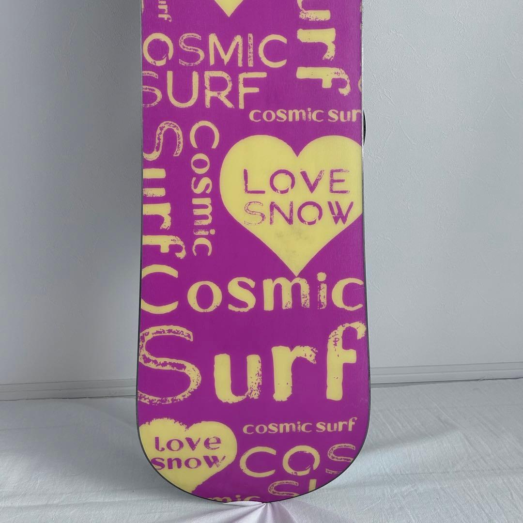【初心者向け】Cosmic Surf スノーボード板 142cm