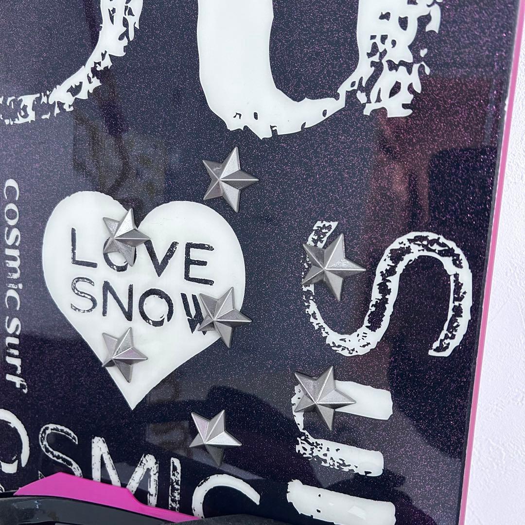 【初心者向け】Cosmic Surf スノーボード板 142cm