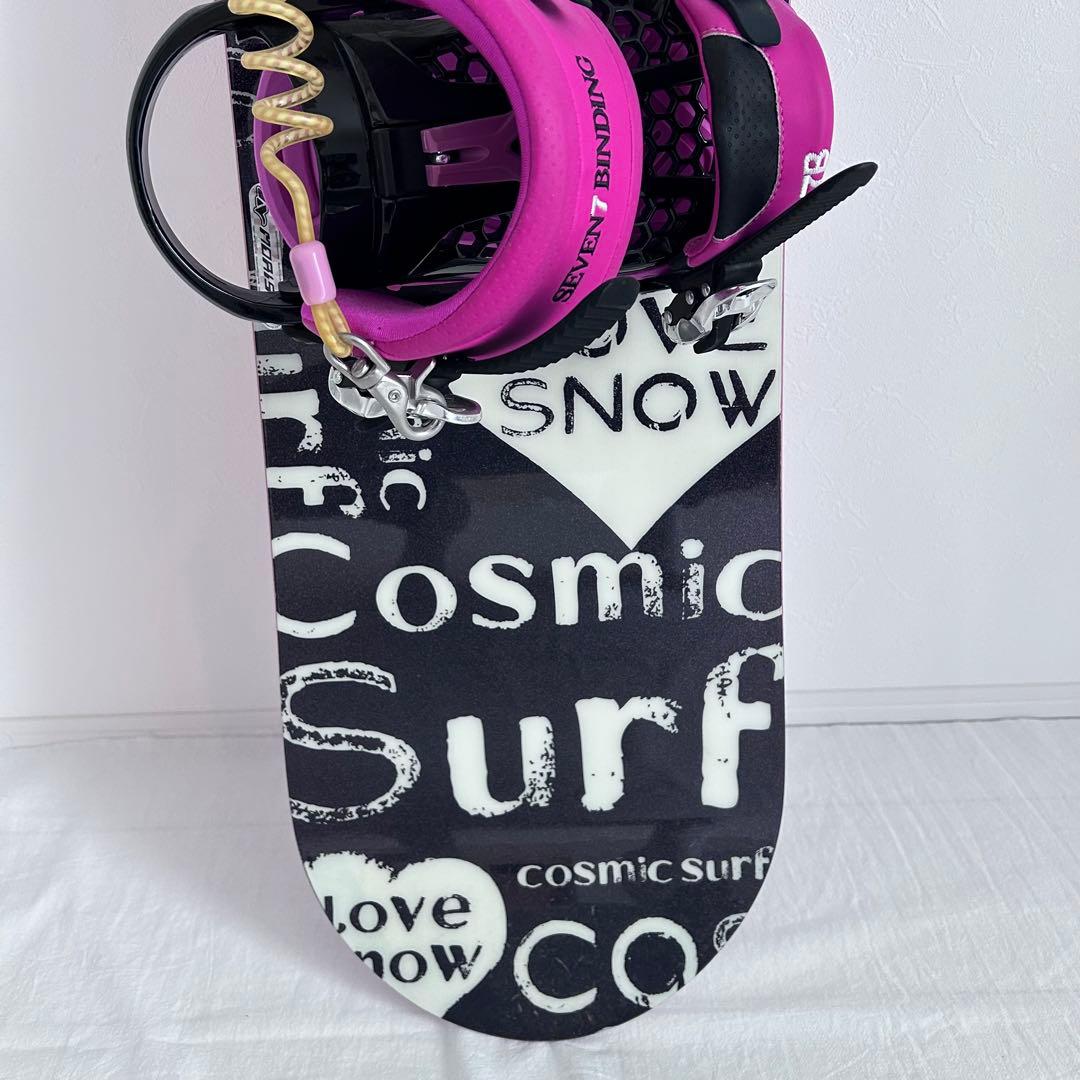 【初心者向け】Cosmic Surf スノーボード板 142cm