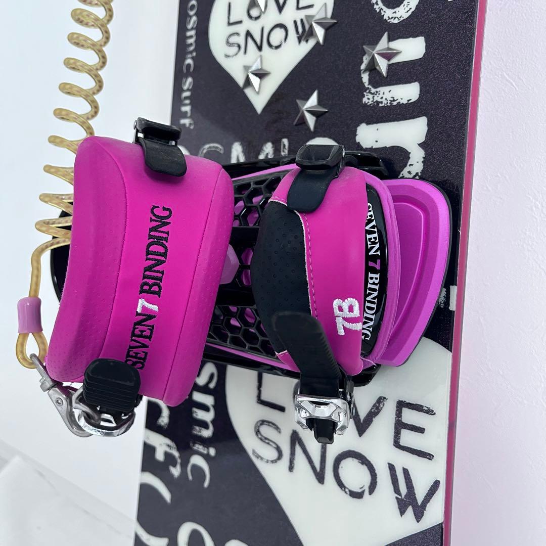 【初心者向け】Cosmic Surf スノーボード板 142cm