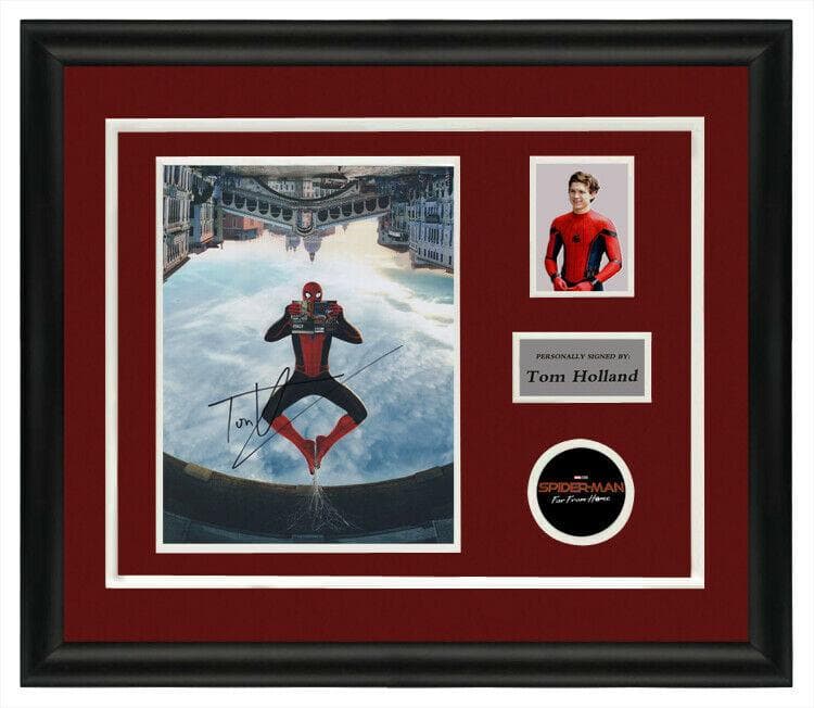 直筆サイン入り写真 スパイダーマン /フレーム別/SA鑑定済