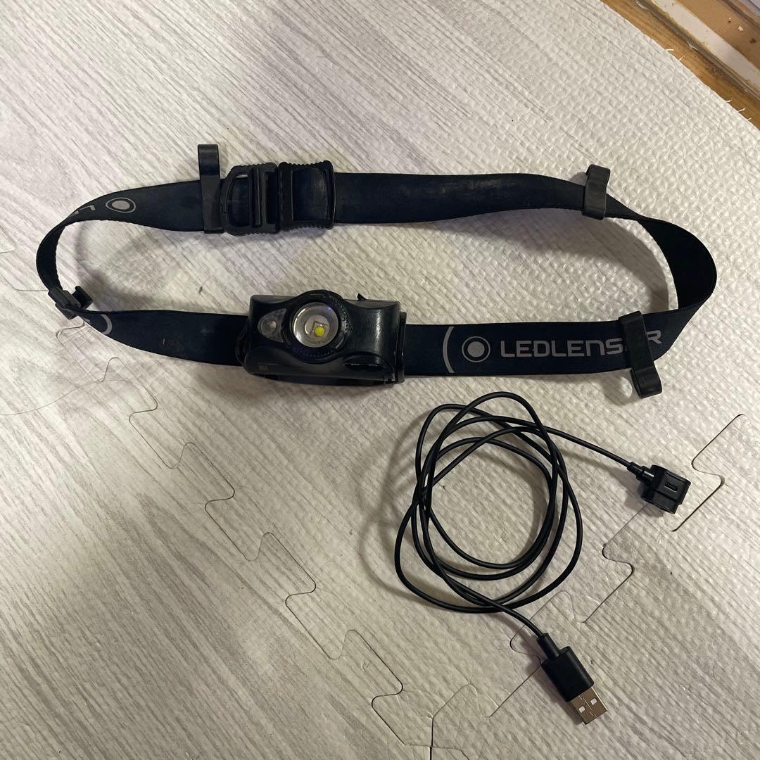 LEDLENSER MH8ヘッドランプ USB充電式