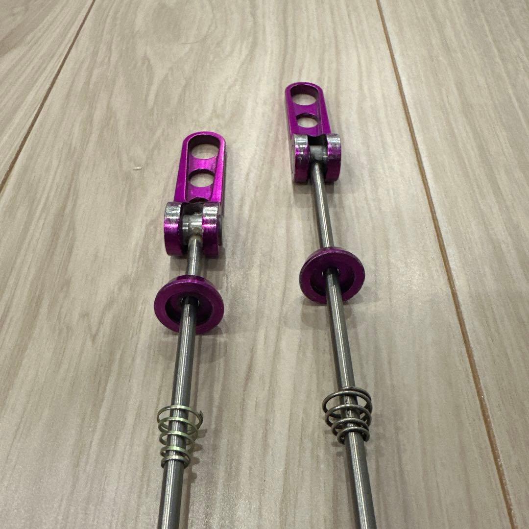 90s ringle チタンクイックリリース　パープル希少品！ 前後セット