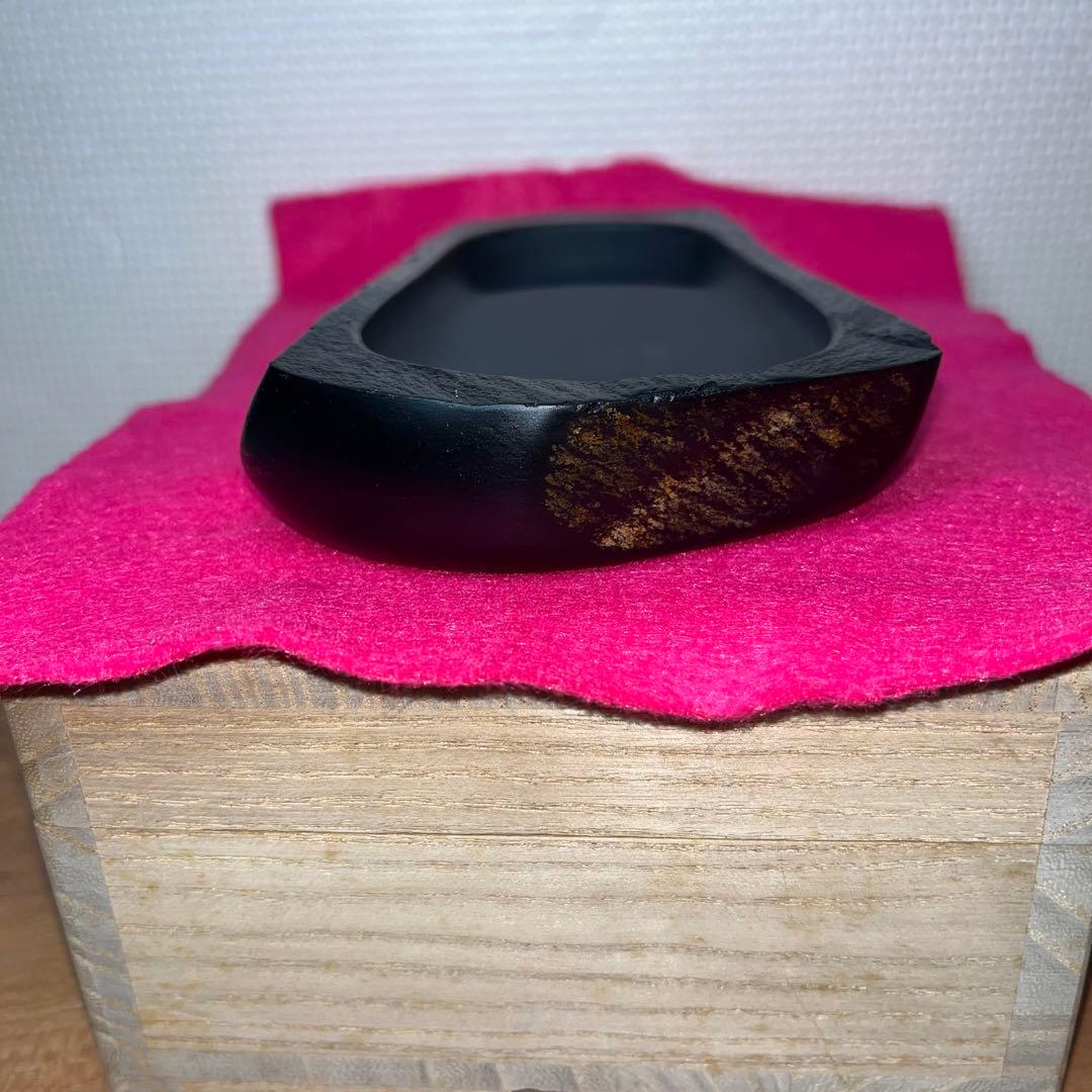 ⭕️超　希少　鍋倉漆象嵌硯　軍鶏を象嵌　女性好み作品　手間かかる