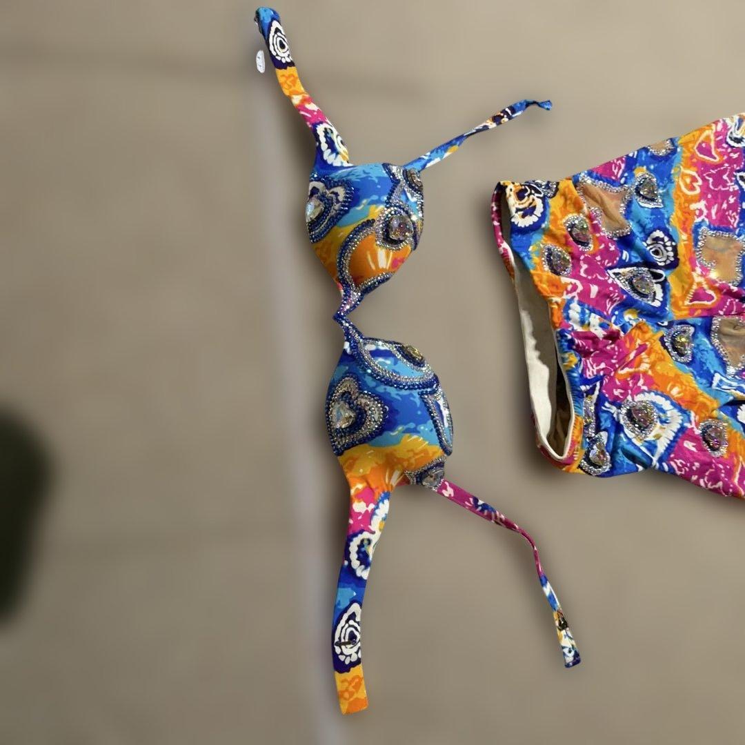 カラフル ベリーダンス セットアップ