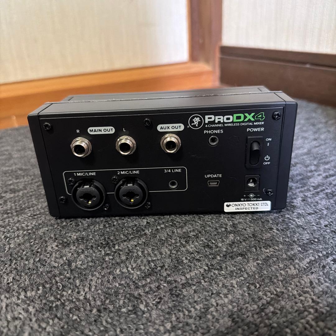 MACKIE prodx4 4チャンネルワイヤレスデジタルミキサー