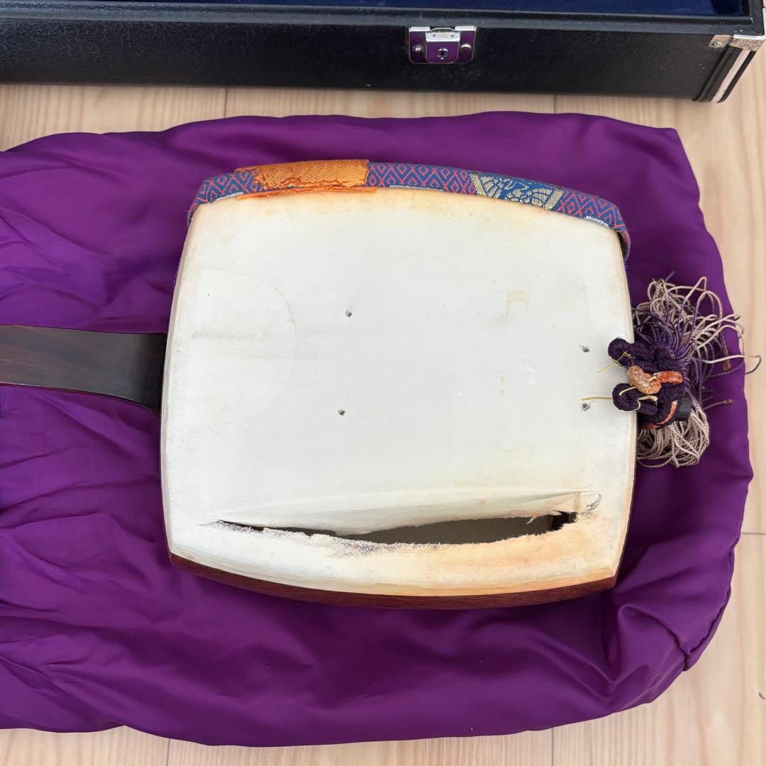 長唄三味線 ハードケース付き　付属品有り