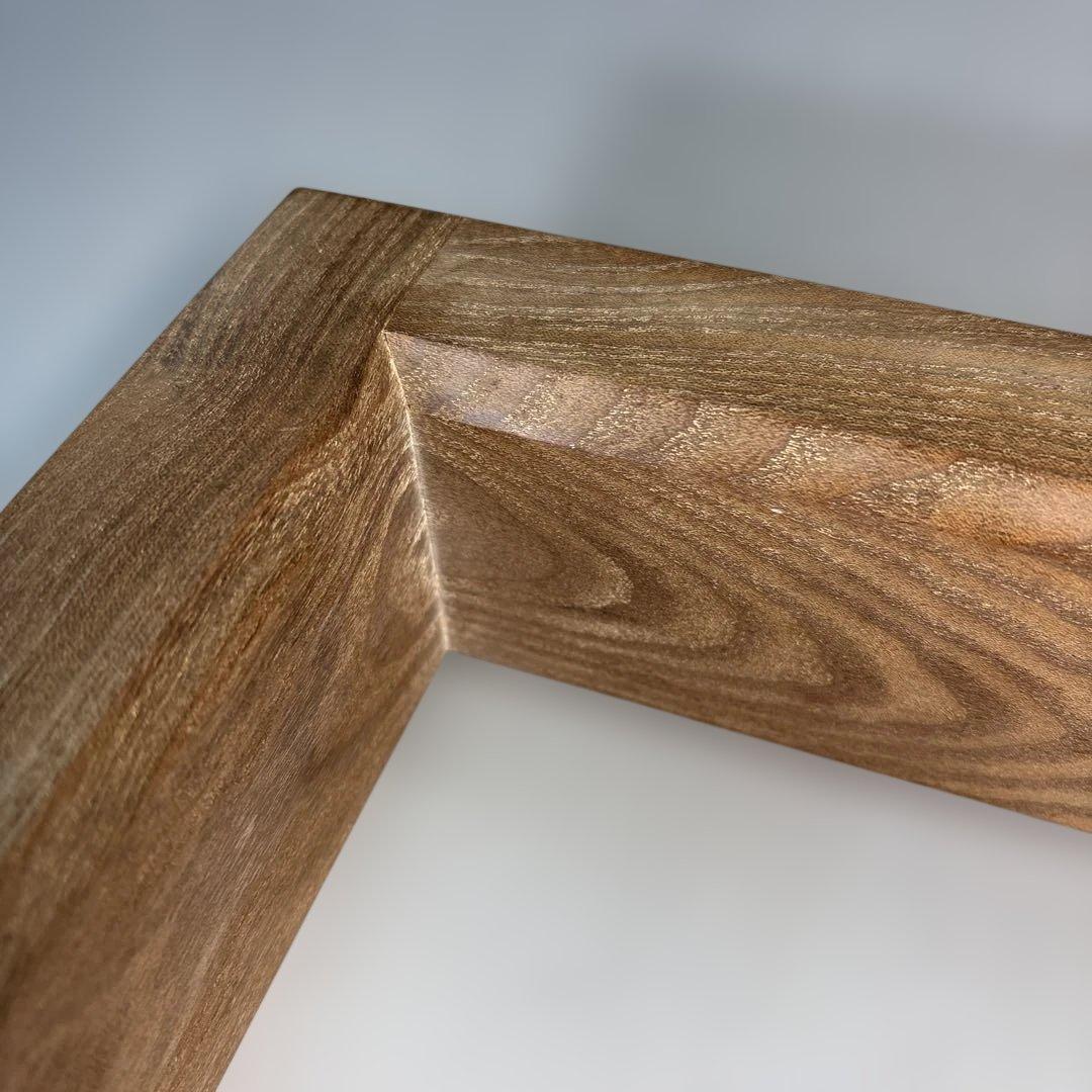 【中古品】茶道具　雄斎造　本桑炉縁（共箱）