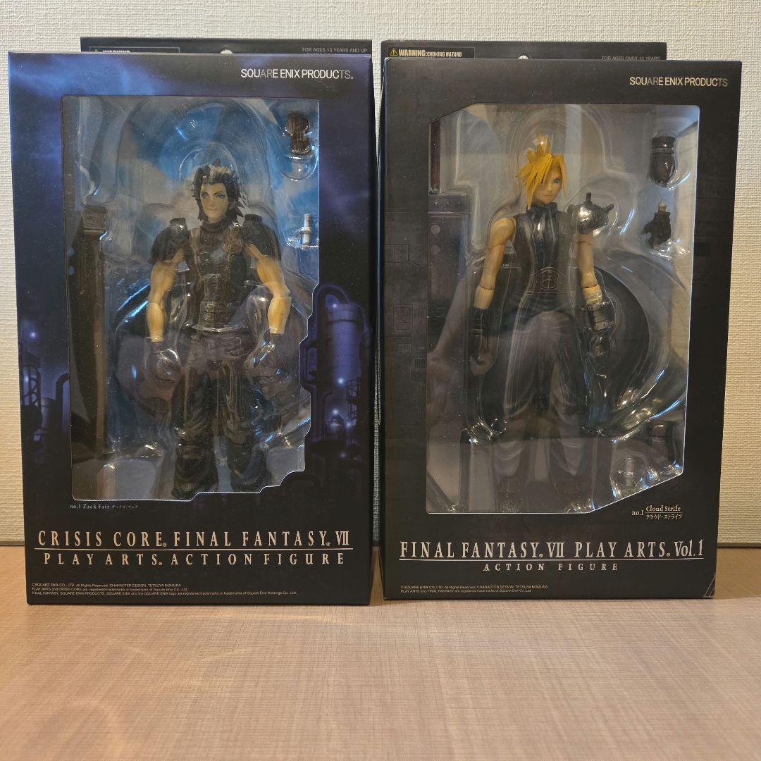 FF VII PLAY ARTS 　クラウド、ザックス　セット