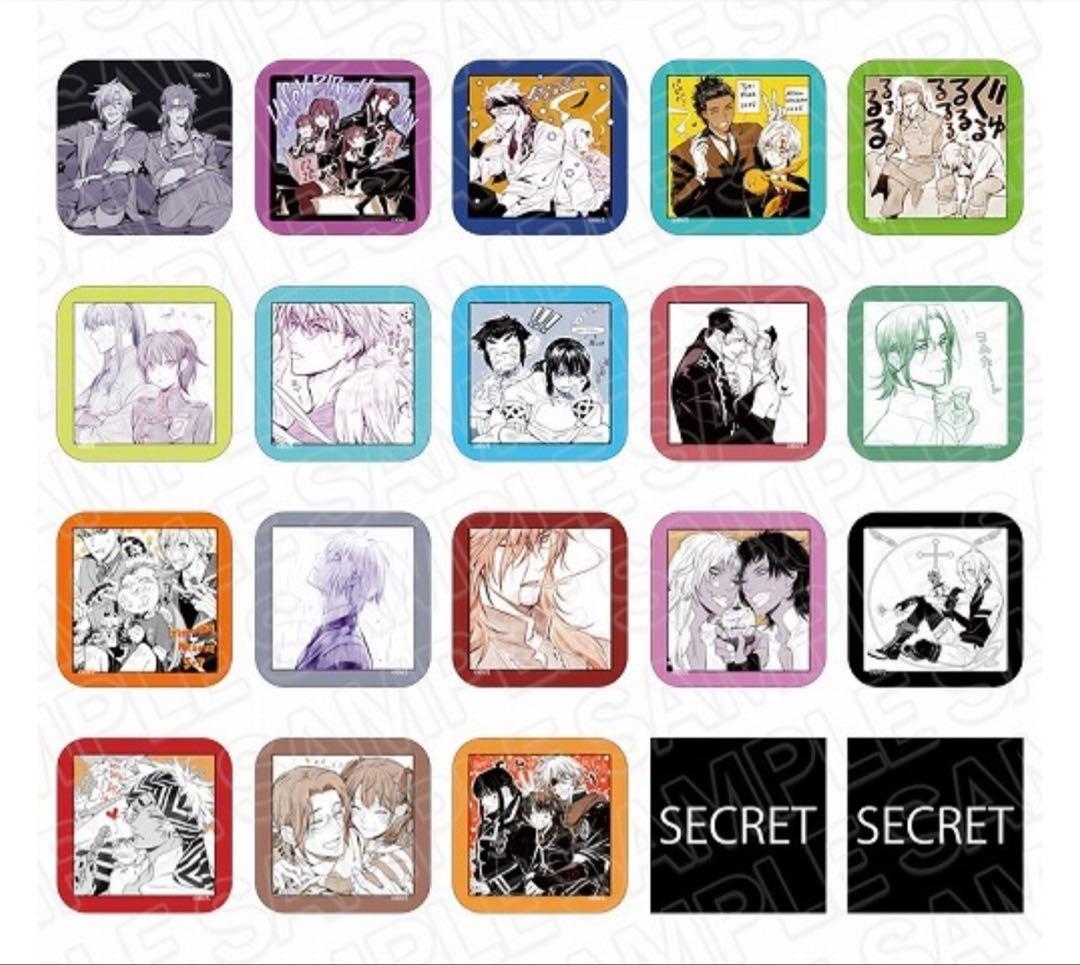 D.gray-man ましかく缶バッジ Vol.1 コンプリートセット　未開封