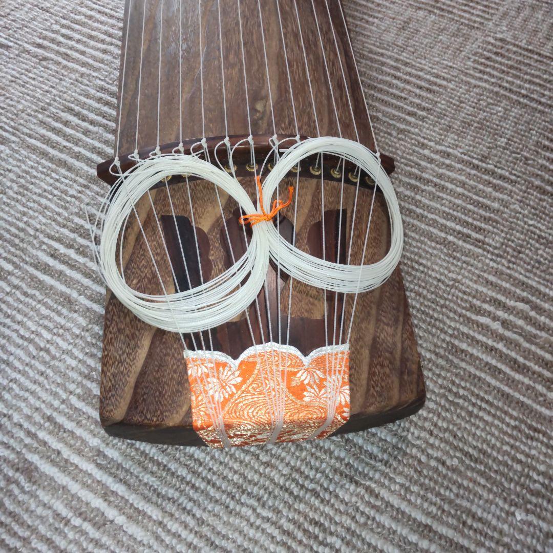 50年前位の箏 13弦 弦楽器 和楽器 複雑な木目