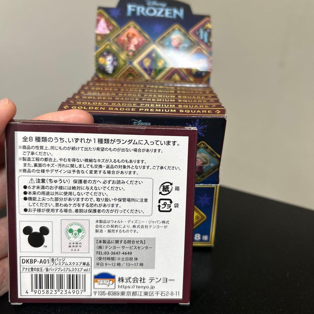 Disney アナと雪の女王 24金バッジプレミアムスクエア BOX