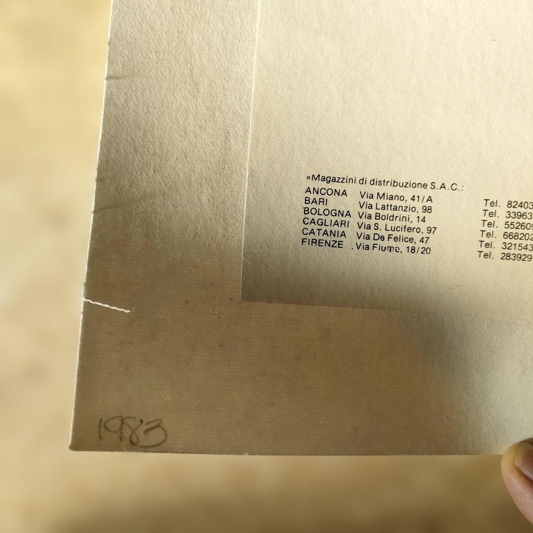 フェリーニ監督「そして船は行く」イタリア本国版ポスター 布リネンバック加工済み