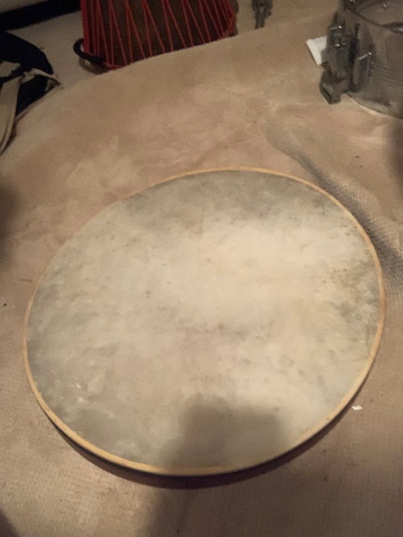 本革フレームドラム　約19インチ