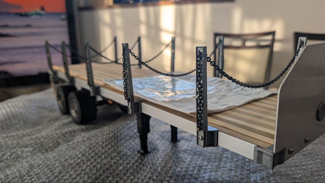 タミヤ 1/14 フラットベッド トレーラー スカニア アクトロス