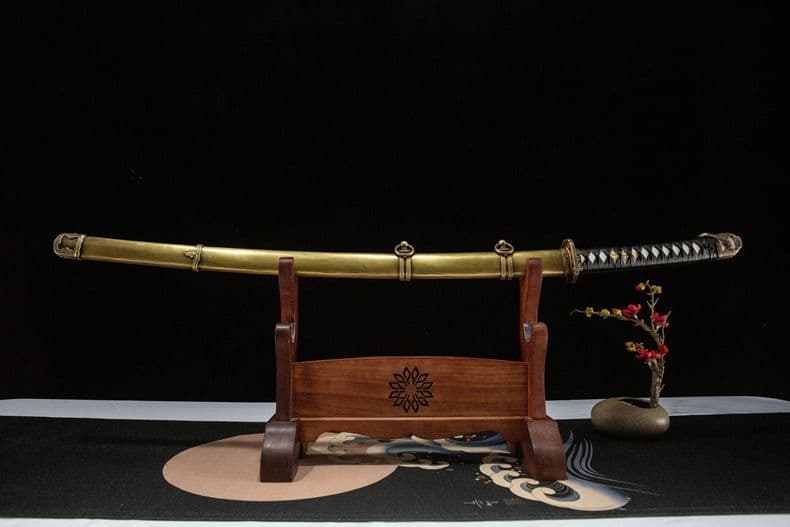 98式軍刀 銅 武具　刀装具　日本刀　模造刀 居合刀 武士道 鋼刀 指揮刀