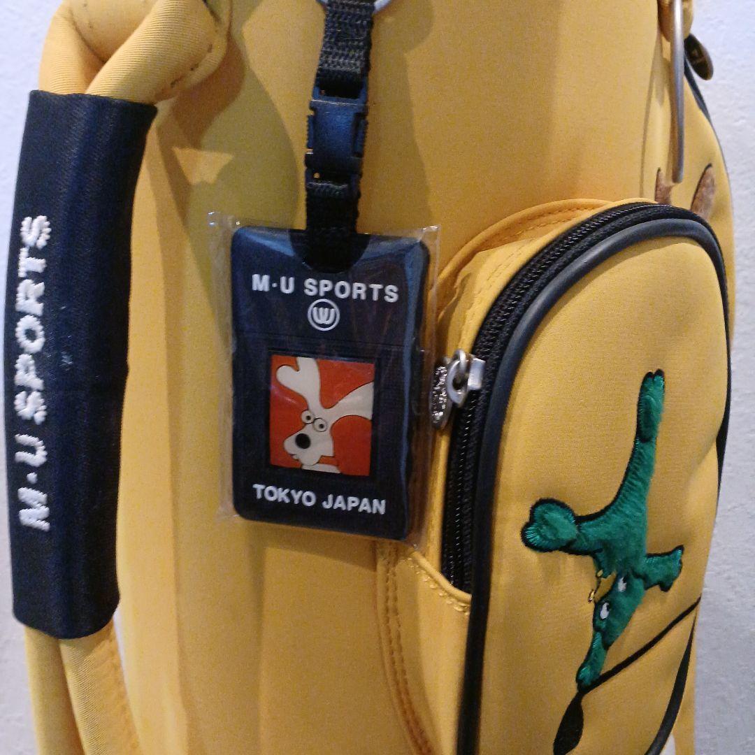 イエローカラー キャディバッグ　クラブ　レディース