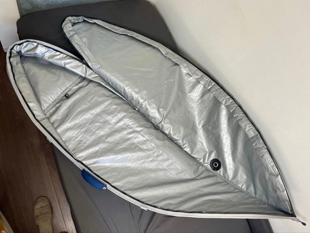 FCS サーフボードケース／シルバー・ブルー