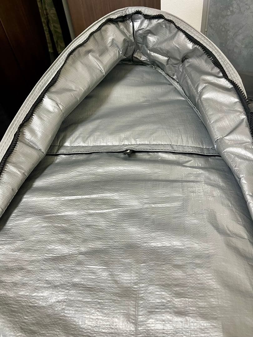 FCS サーフボードケース／シルバー・ブルー