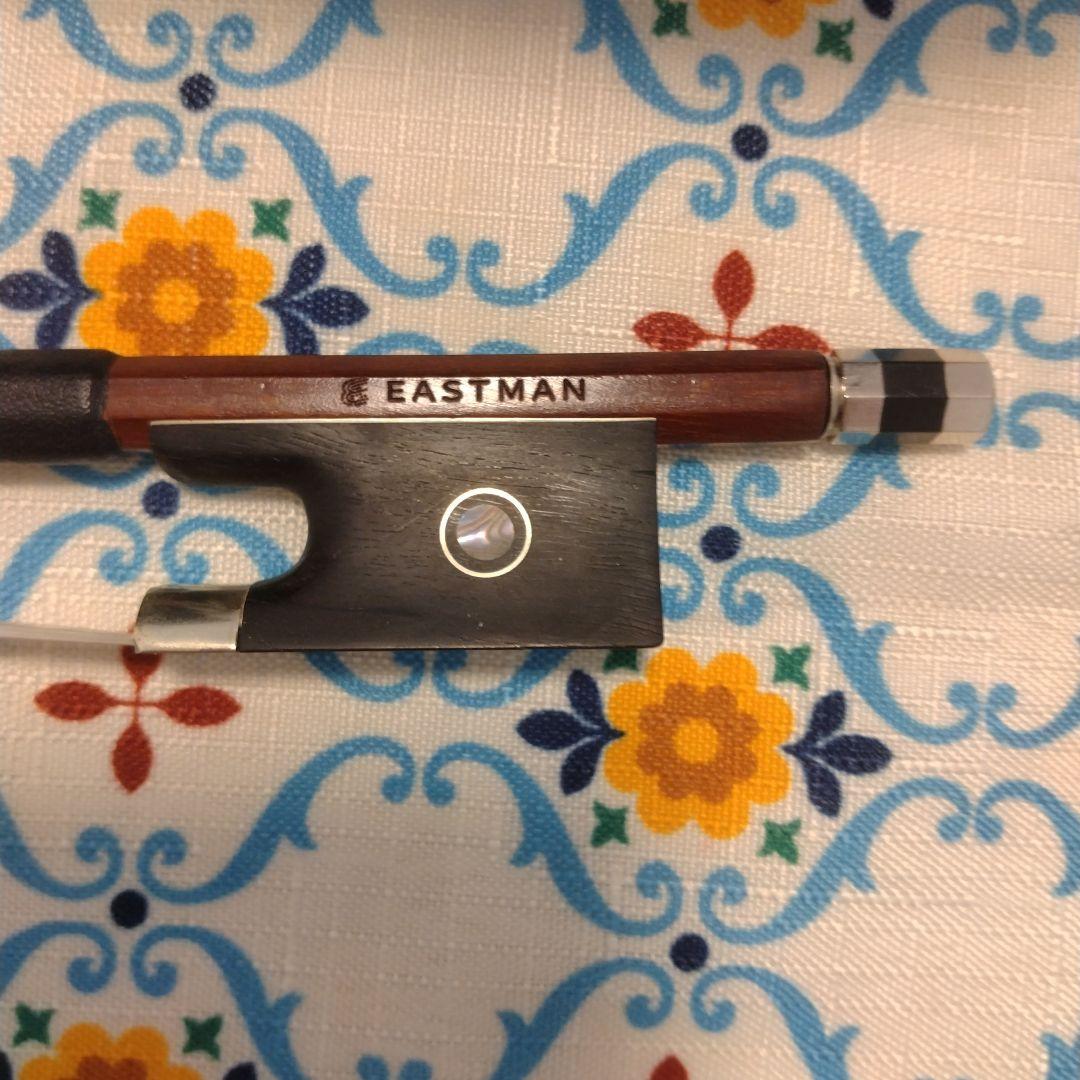 2024年製 Eastman3/4 バイオリン弓毛替済 KUN肩当、松脂、消音器