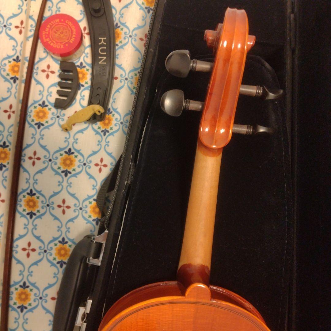 2024年製 Eastman3/4 バイオリン弓毛替済 KUN肩当、松脂、消音器