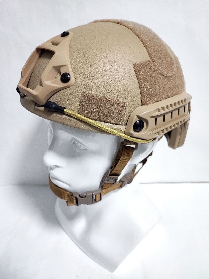 【訳あり】NIJ IIIA レベル3A Fast型 防弾ヘルメット TAN