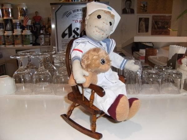 心霊館 オカルト人形★チャイルドプレイ 心霊人形 ロバート君 ぬいぐるみ