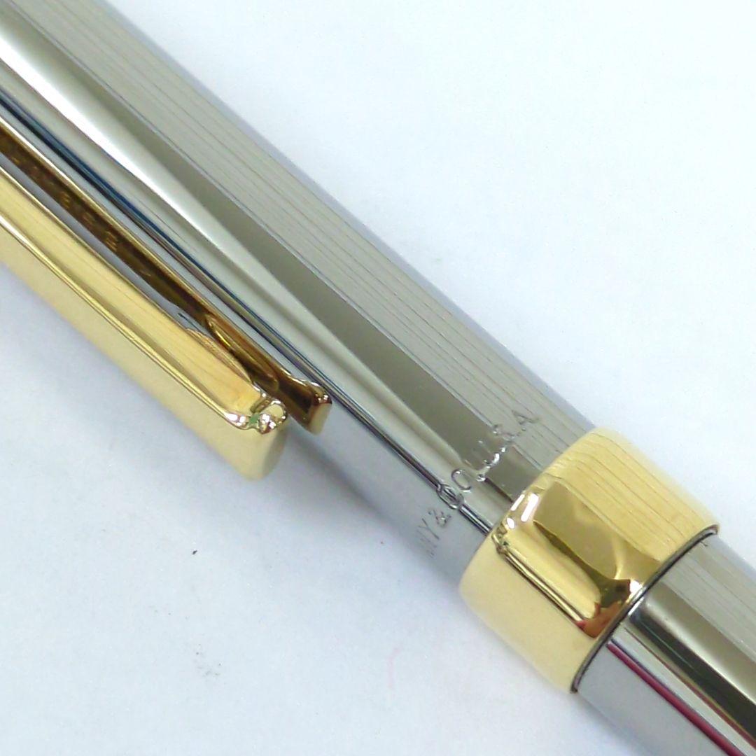 ティファニー Tクリップ ボールペン グレー ゴールドカラーアメリカ製