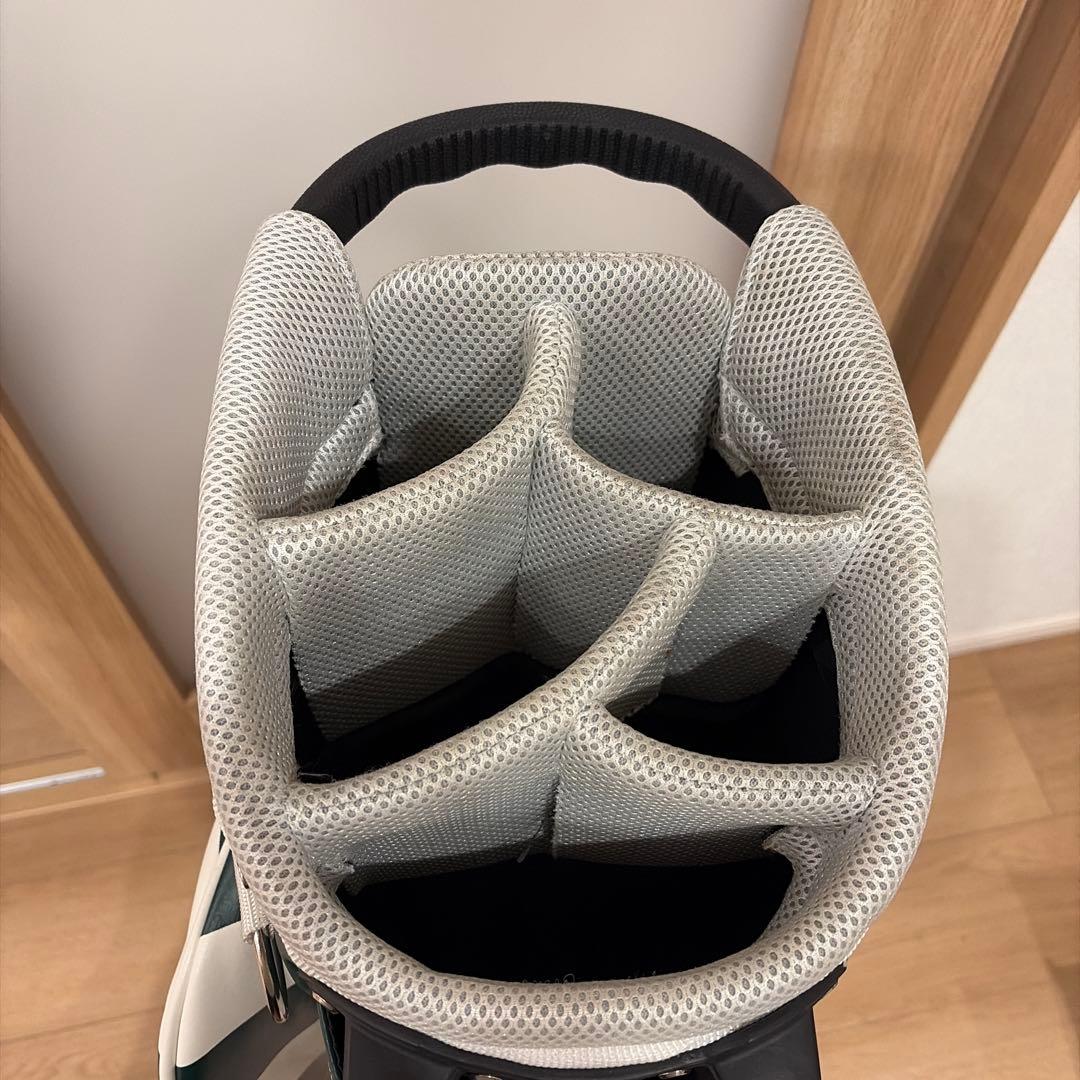 パーリーゲイツ　マーケット　ボーダー　グリーン　スタンドキャディバッグ