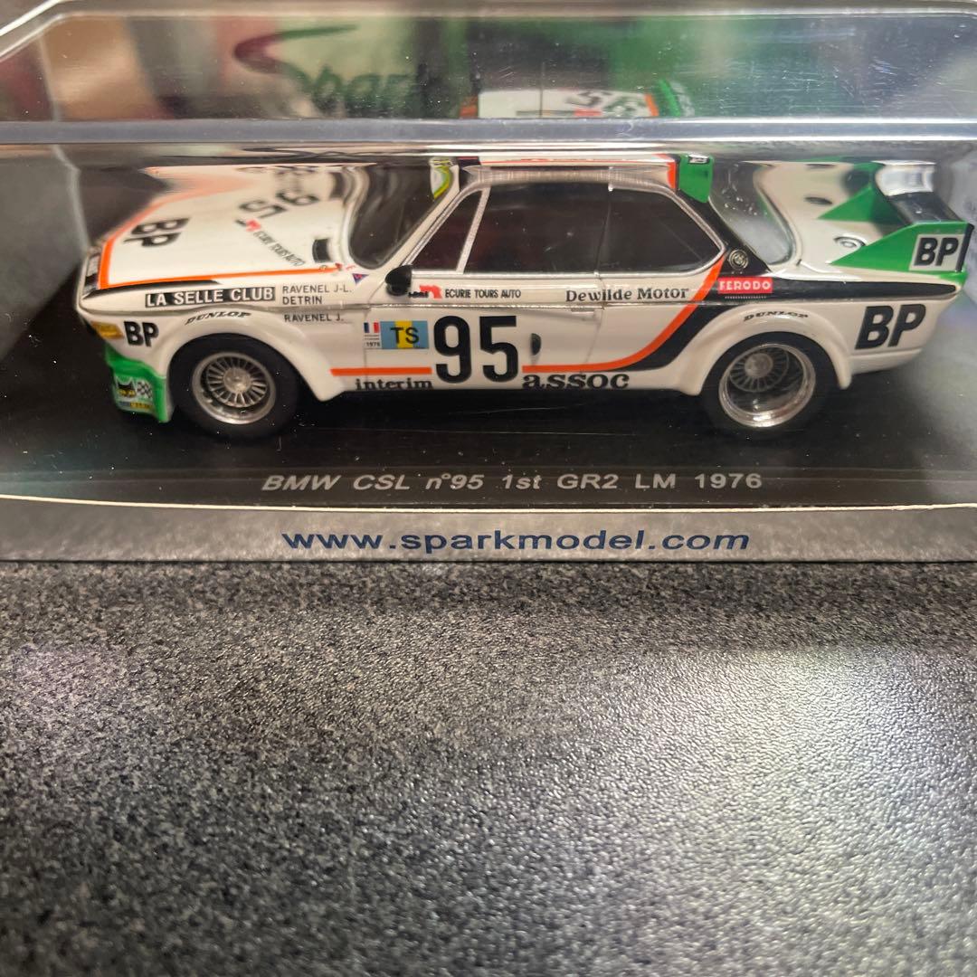 ミニカー SPARK 1/43  CSL 95 1st GR2 LM 1976