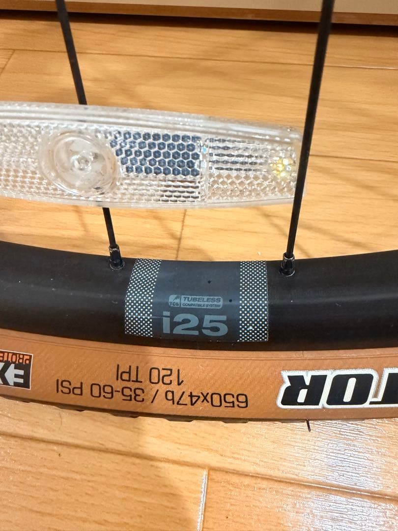 WTB HTZ i25 完組ホイール　スルーアクスル　ディスクブレーキ 650c