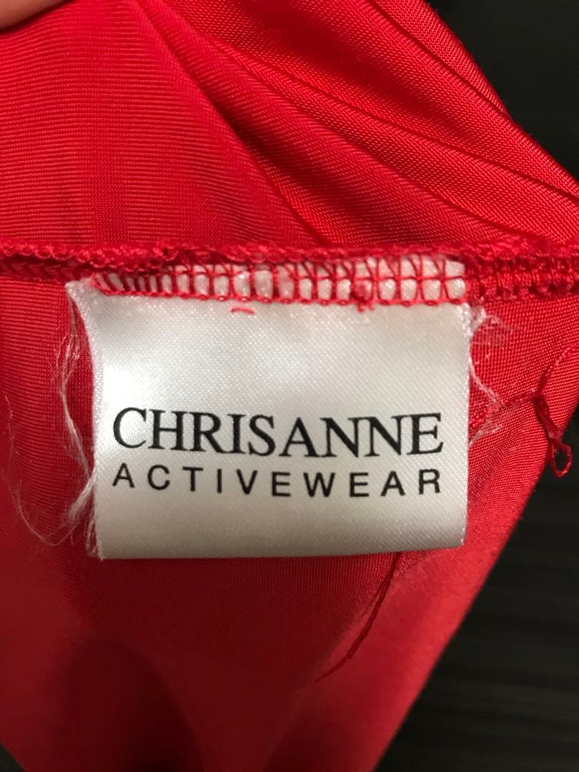 【クリスアンクローバー】赤トップスワンピース3622