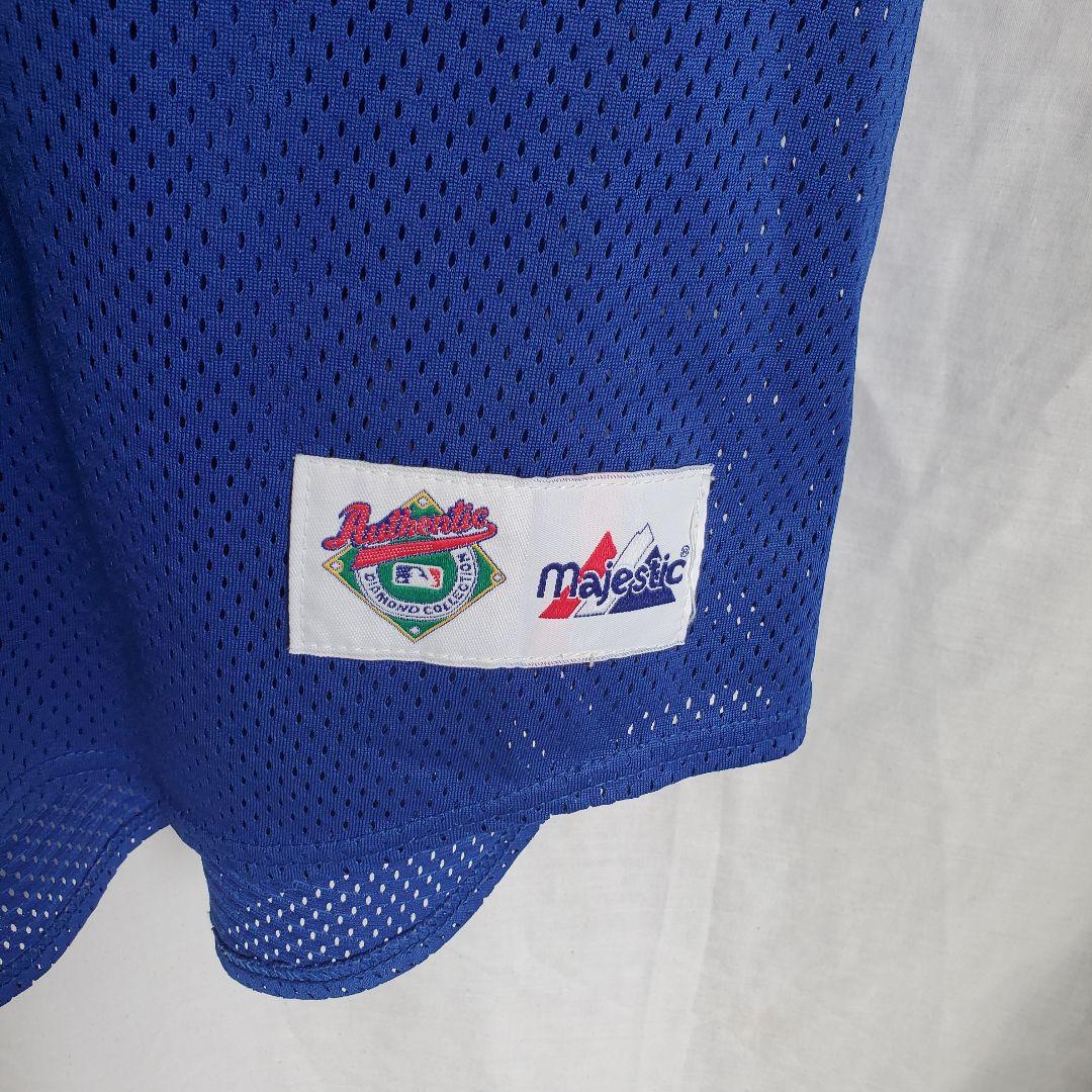 majestic マジェスティック カブス Tシャツ アメリカ製 クマ 青 熊