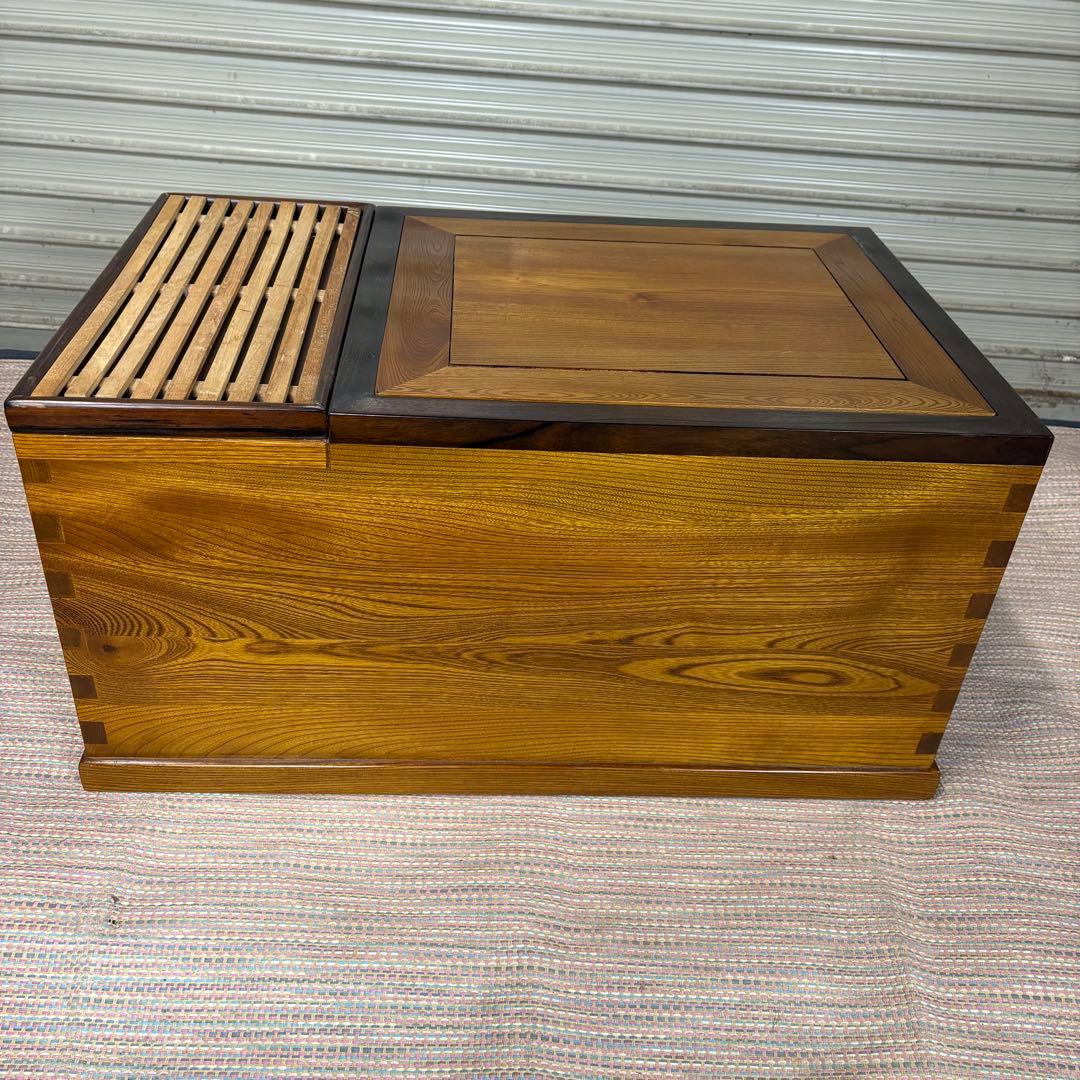 【送料込】関東火鉢　長火鉢　囲炉裏　アンティーク　レトロ骨董品　火鉢等セット