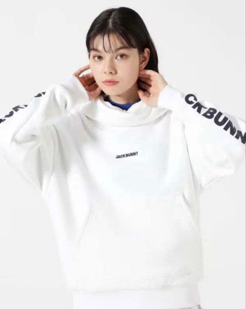 未使用ジャックバニーKARUISHI裏フリースフーディプルオーバーM