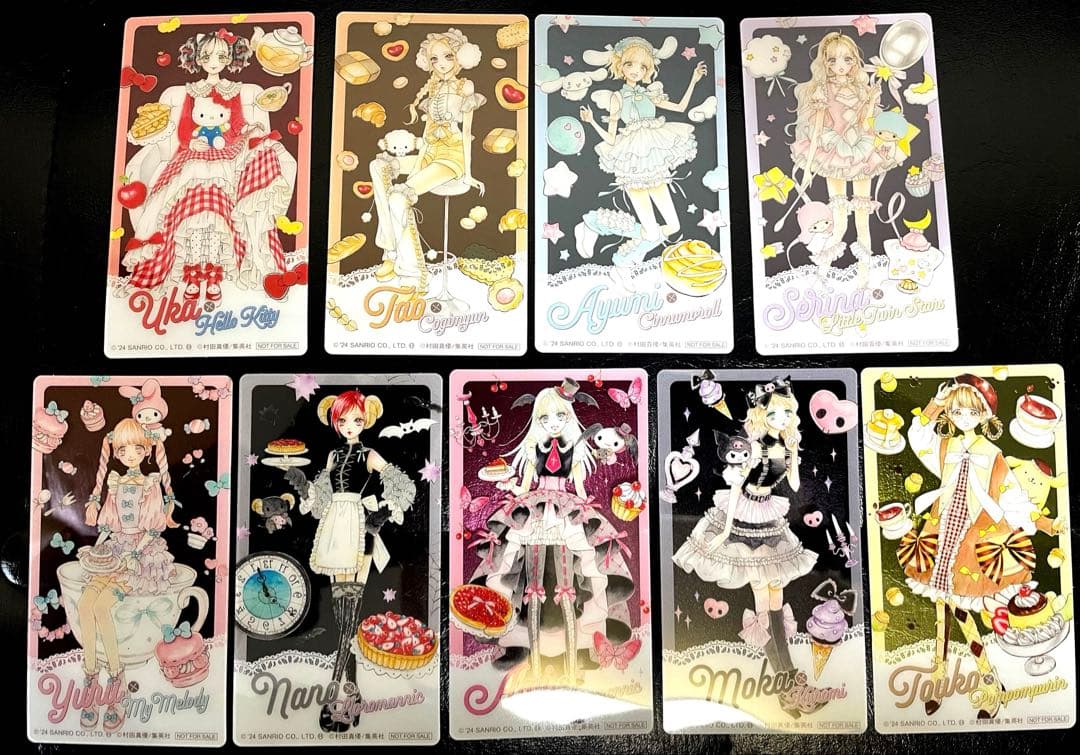 完結間近　ハニーレモンソーダ　サンリオコラボ　アクリルカード 9点セット　当選品