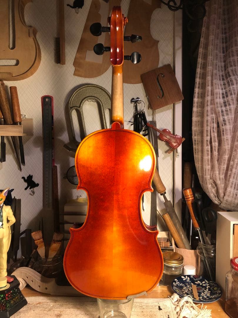 【訳あり特価.駒&魂柱調整済】鈴木分数バイオリンNo280 1/2 1988