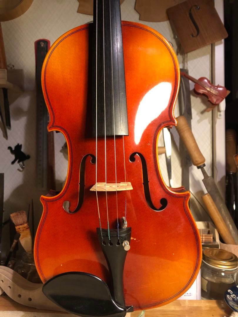 【訳あり特価.駒&魂柱調整済】鈴木分数バイオリンNo280 1/2 1988