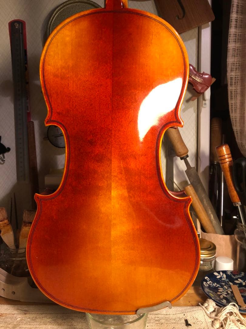 【訳あり特価.駒&魂柱調整済】鈴木分数バイオリンNo280 1/2 1988