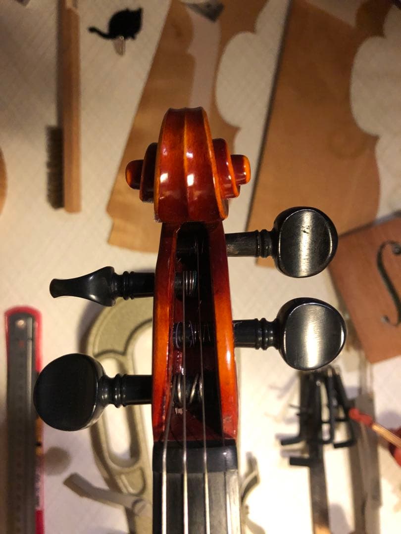 【訳あり特価.駒&魂柱調整済】鈴木分数バイオリンNo280 1/2 1988