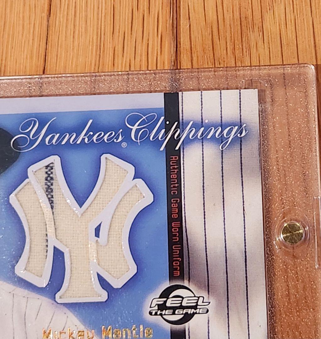 スポーツ選手 2000 FLEER Feel The Game Mickey Mantle