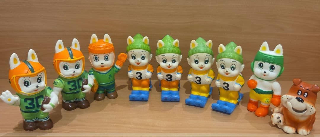 三和銀行 ワンサくん等　ソフビ貯金箱　34体　ノベルティグッズ 2体追加（野球）