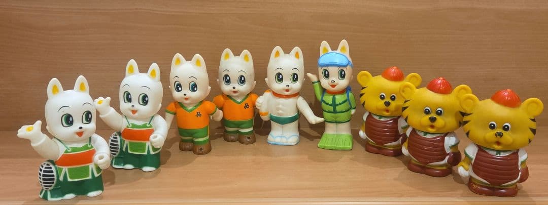 三和銀行 ワンサくん等　ソフビ貯金箱　34体　ノベルティグッズ 2体追加（野球）