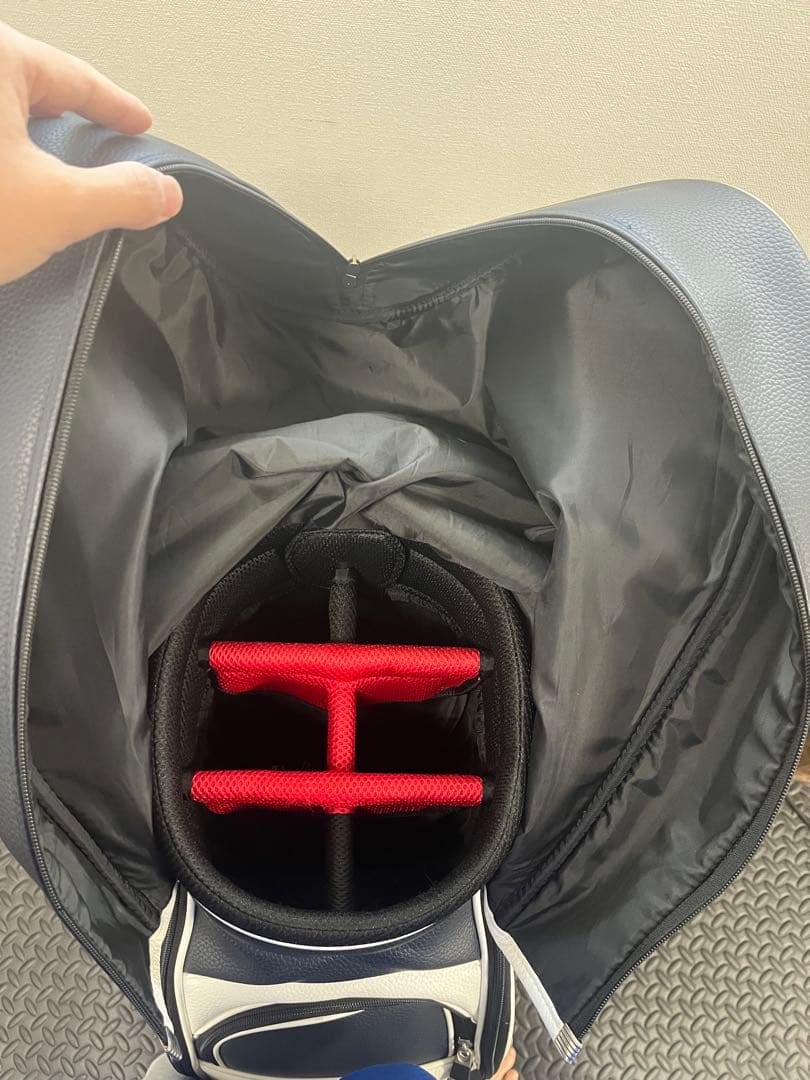 トミー ヒルフィガー キャディバッグ　THMG7SC1 9型トリコロール