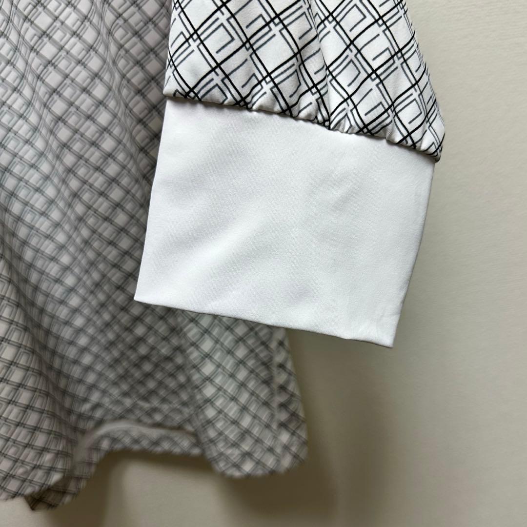 美品　CPG GOLF シーピージーゴルフ フード付きハーフジップ長袖　 XL