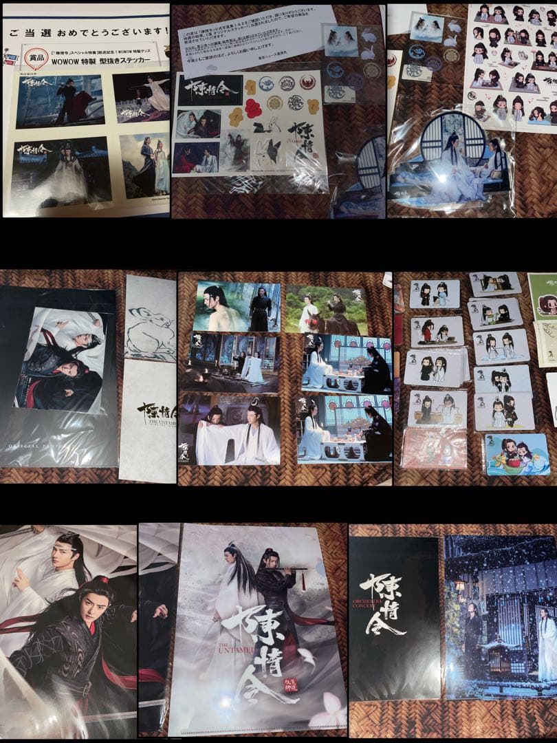 陳情令 懸賞当選品 公式ショップ付属カード 非売品 等 グッズ 新品未開封品