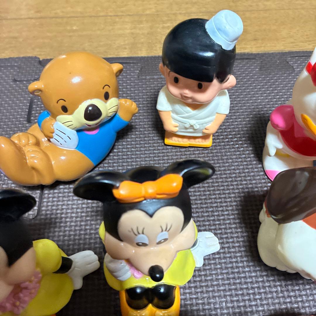 超希少ディズニーレトロ　ソフビ貯金箱ミッキーマウスキューピー山一三菱ワリコー三洋