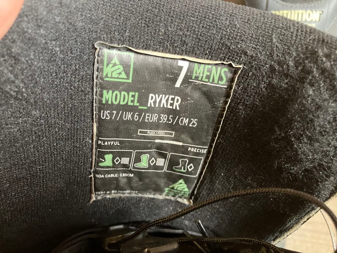 K2 BOA ミリタリー仕様　軽量ブーツ