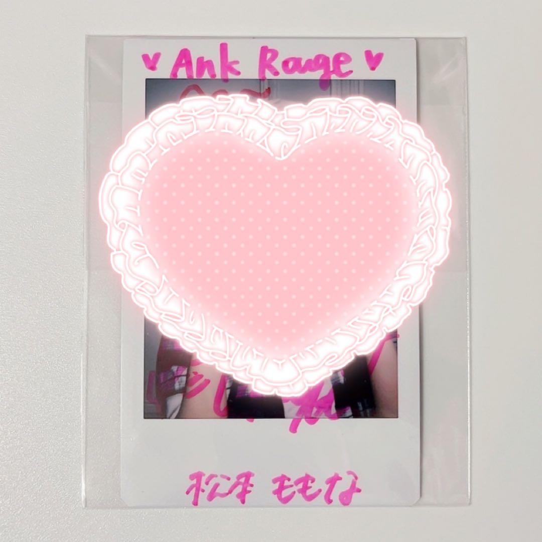 高嶺のなでしこ 松本ももな 直筆サイン入り チェキ Ank Rouge たかねこ
