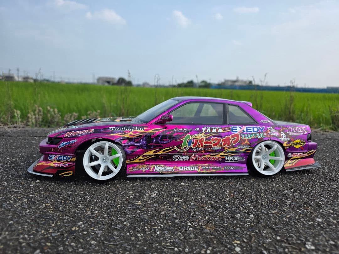アディクション　オリジン　S１３シルビア　製作済み新品ラジコンホディ